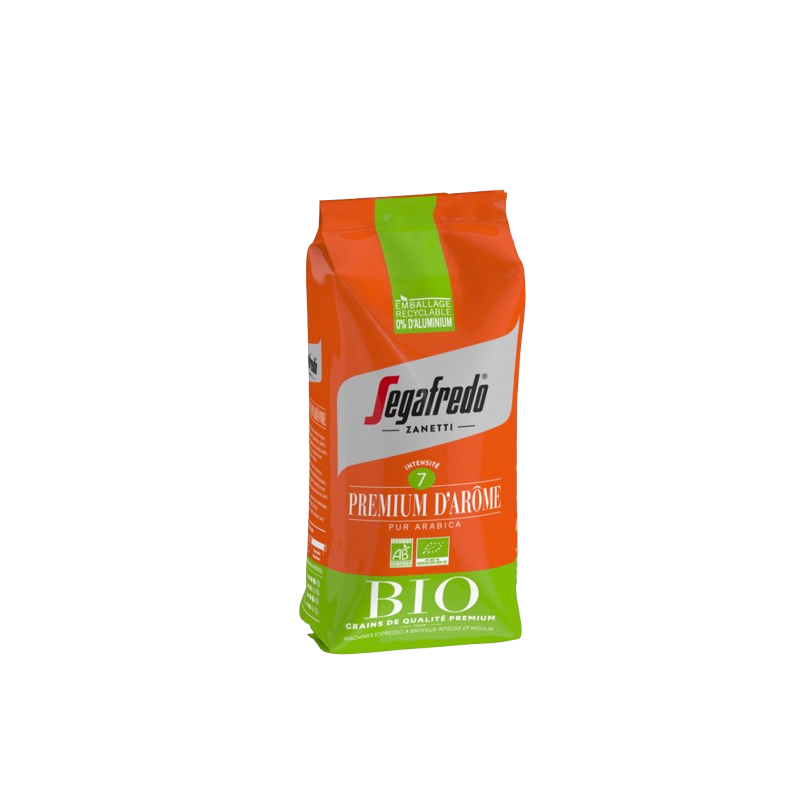 Café grains SEGAFREDO BIO Premium D'arôme 500gr