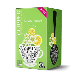 Thé vert bio Clipper Jasmin et Citron