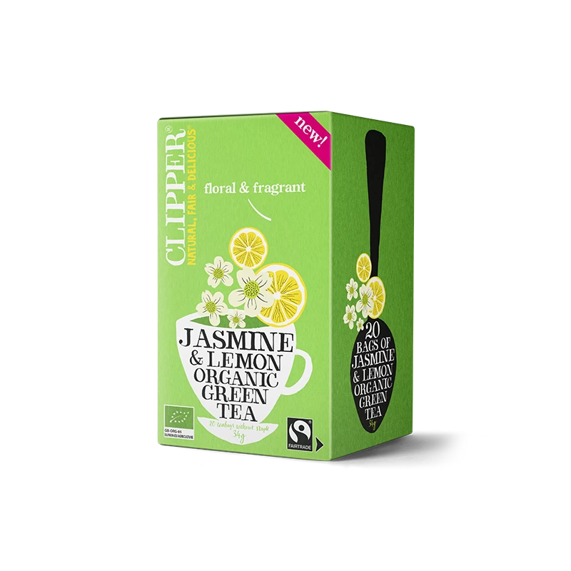 Thé vert bio Clipper Jasmin et Citron