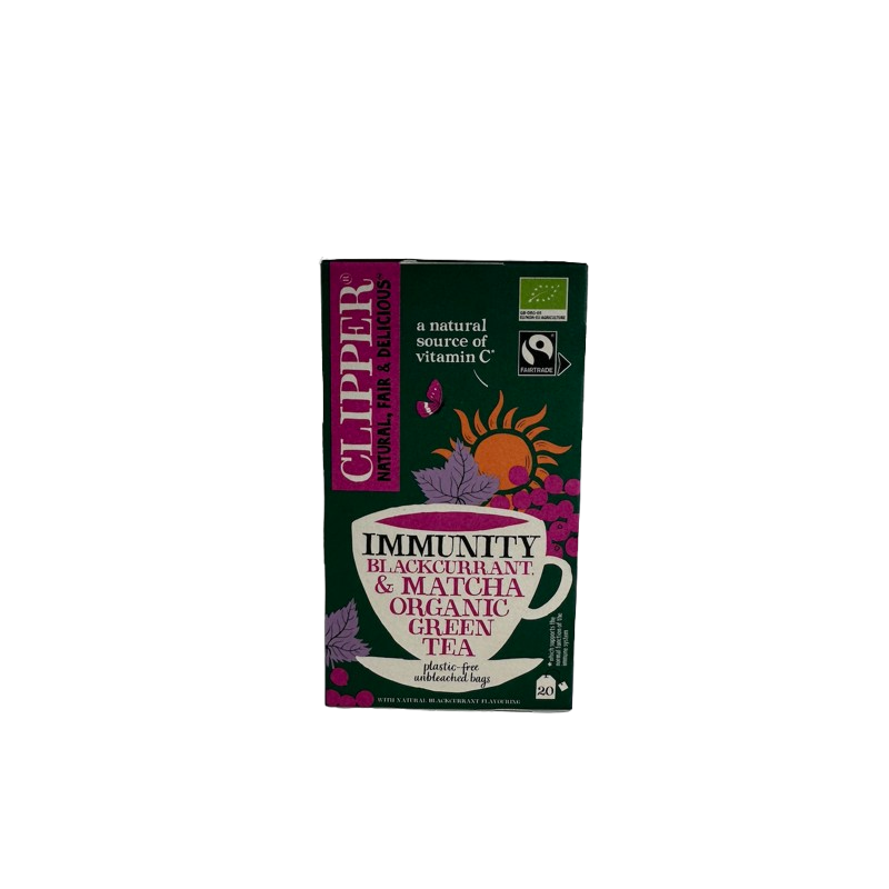 Thé Bio Clipper Immunité - Matcha et Cassis