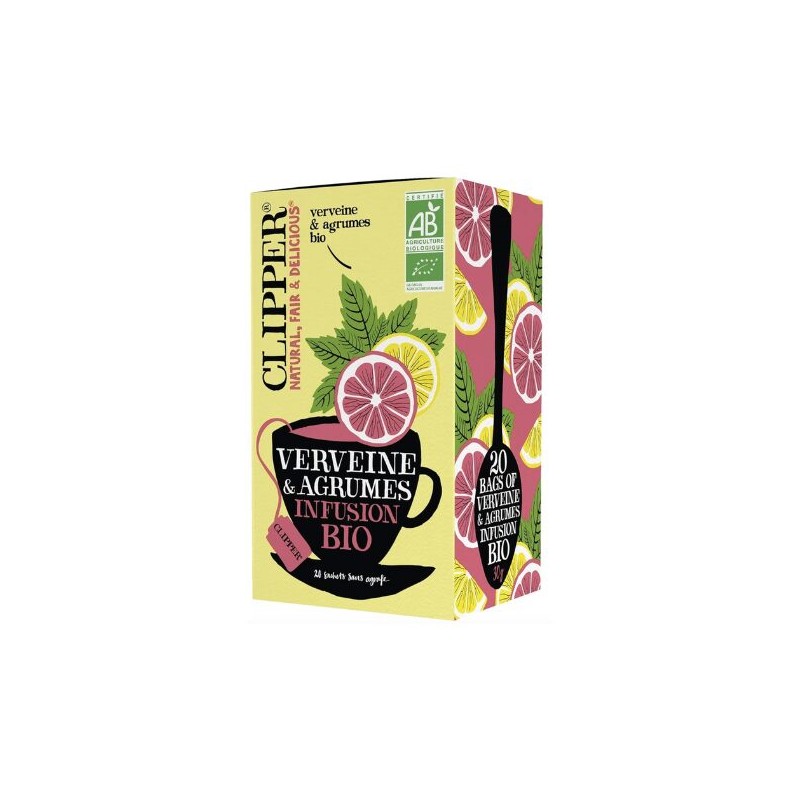 Infusion bio verveine agrumes Clipper