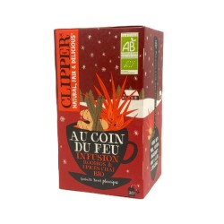 Infusion bio AU COIN DU FEU rooibos & épices chaï Clipper