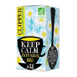Infusion bio KEEP CALM camomille, honeybush & cannelle Clipper