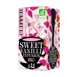 Infusion bio Sweet vanille et fraise Clipper