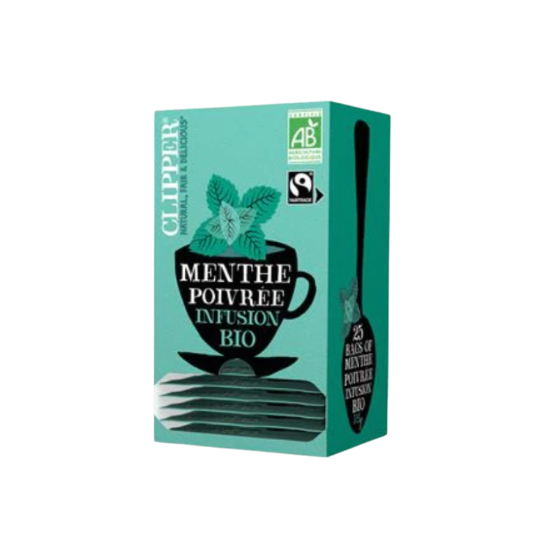 Infusion bio menthe poivrée Clipper