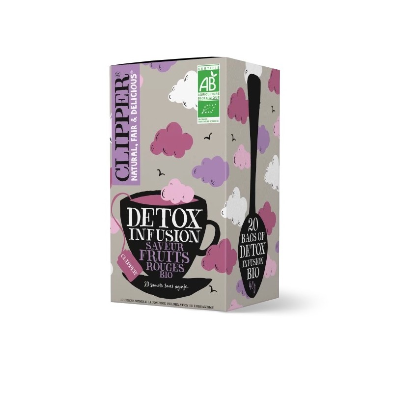 Infusion fruits rouges Detox Clipper