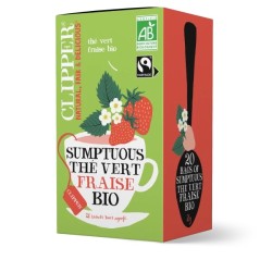 Thé vert fraise Bio Clipper