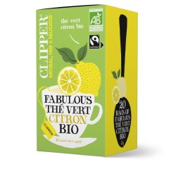 Thé vert FABULOUS citron Bio Clipper