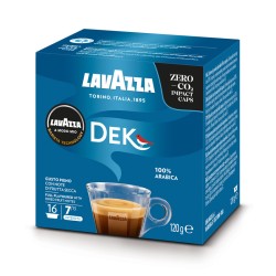 Lavazza A Modo Mio Café Espresso Dek CREMOSO 16 capsules