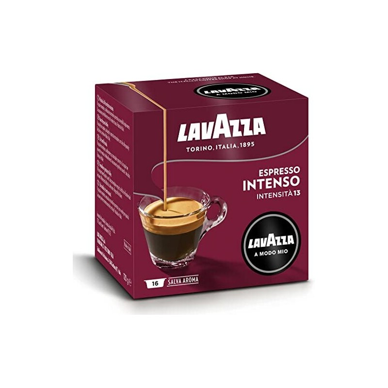Lavazza A Modo Mio Café Espresso Intenso 16 capsules