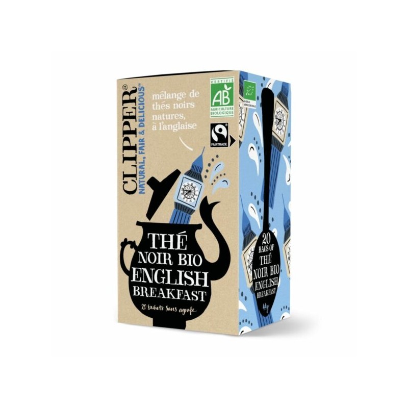 Thé noir english breakfast bio CLIPPER