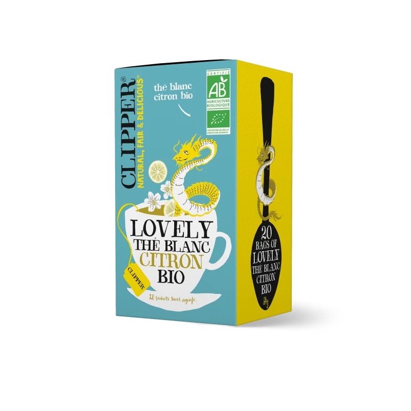 lovely thé blanc bio citron Clipper