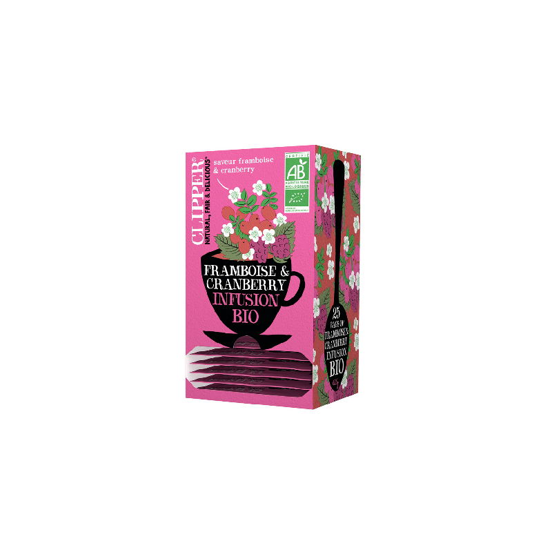Infusion bio Clipper - Framboise cranberry