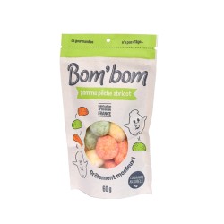 BONBON POMME PECHE ABRCOT BOM'BOM