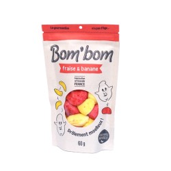 BONBON FRAISE BANANE BOM'BOM