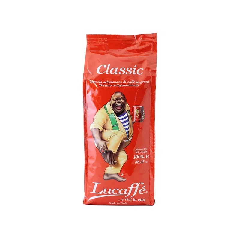 CAFÉ EN GRAINS LUCAFFÉ CLASSIC VERSION 1kg