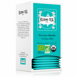 Verveine Menthe Bio Kusmi Tea | Infusion sans théine
