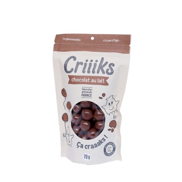 CRIIIKS CHOCOLAT AU LAIT – 70G