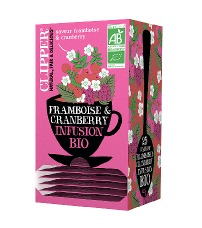 Infusion BIO CLIPPER Framboise et cranberry Grenoble - Alpes DA