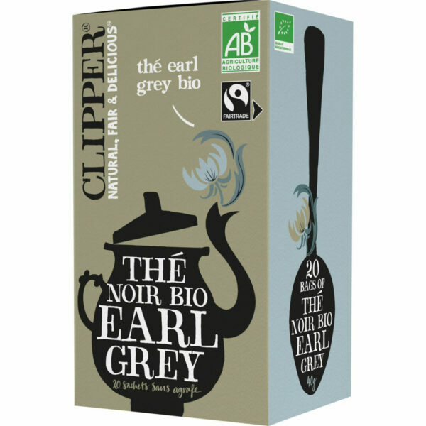 Thé noir earl grey bio CLIPPER