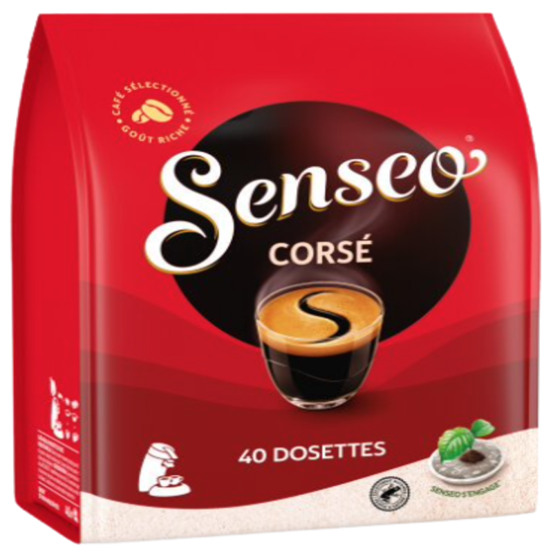 Dosettes senseo corsé