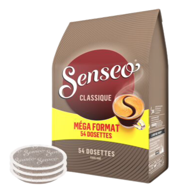 Dosettes Senseo Classique méga format