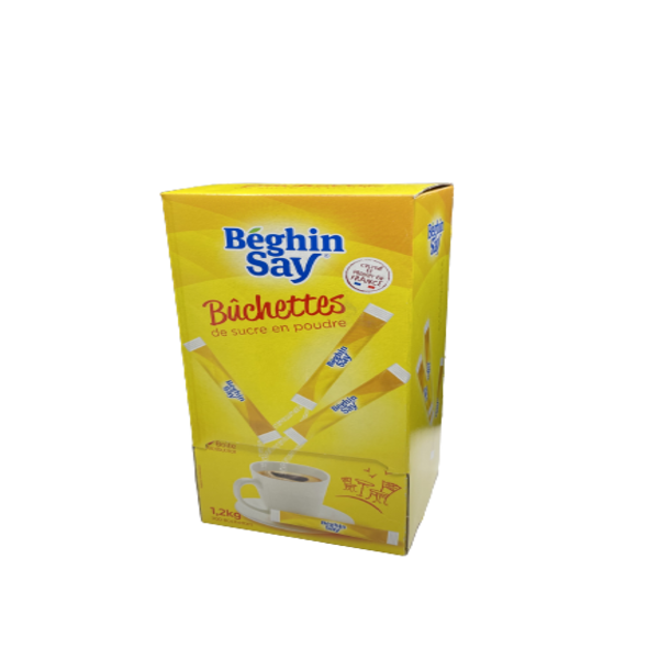 Bûchettes de sucre blanc Béghin-Say - 300 buchettes - 1,2 kg