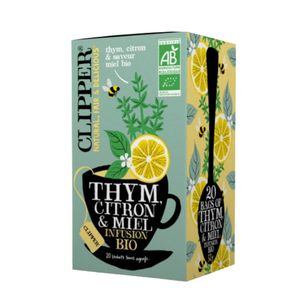 Infusion Thym Citron Miel Clipper