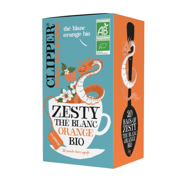 Thé blanc zesty clipper
